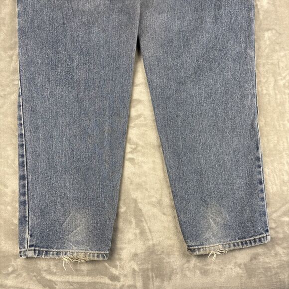 Vtg 90’s Eddie Bauer Mom Jeans Women's 14 High Rise Loose Fit 100% Cotton (1152) - Picture 11 of 14
